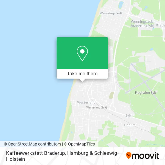 Карта Kaffeewerkstatt Braderup