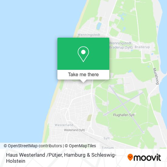 Haus Westerland /Pütjer map