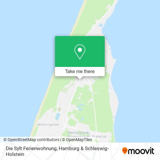 Die Sylt Ferienwohnung map