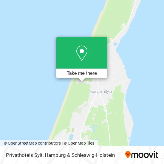 Карта Privathotels Sylt