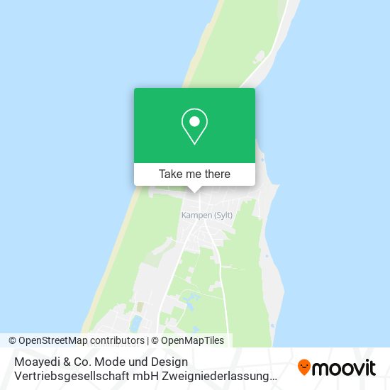 Moayedi & Co. Mode und Design Vertriebsgesellschaft mbH Zweigniederlassung Kampen map