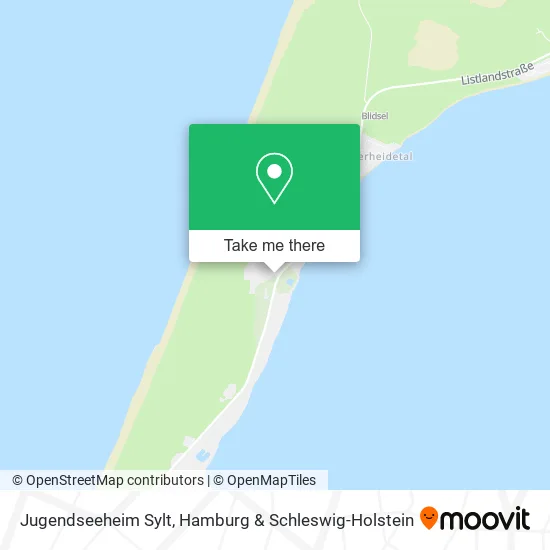Карта Jugendseeheim Sylt