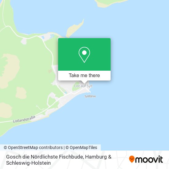 Gosch die Nördlichste Fischbude map