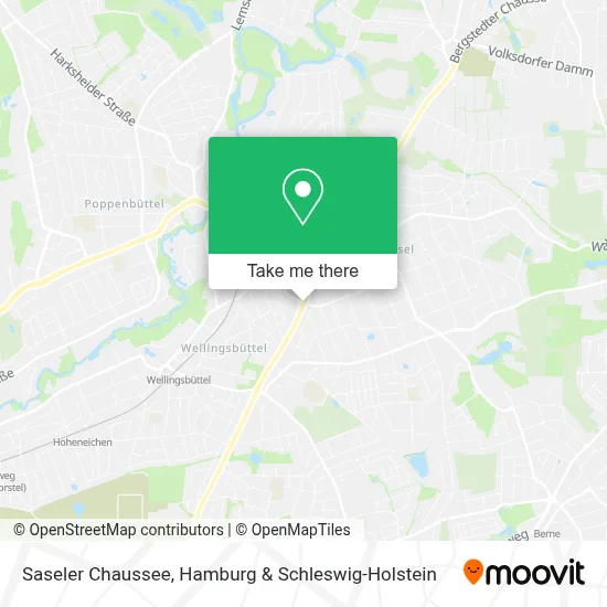 Saseler Chaussee map