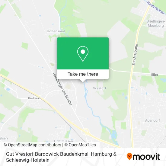 Карта Gut Vrestorf Bardowick Baudenkmal