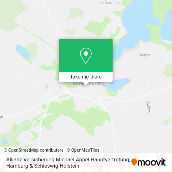 Карта Allianz Versicherung Michael Appel Hauptvertretung