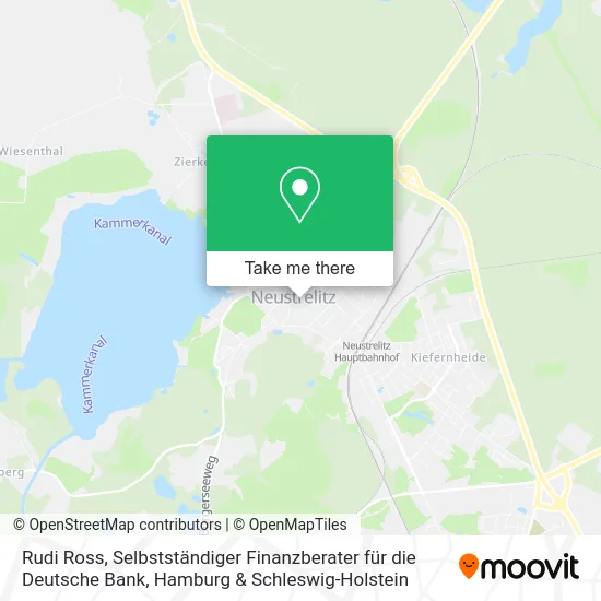 Карта Rudi Ross, Selbstständiger Finanzberater für die Deutsche Bank