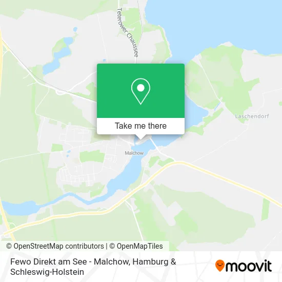 Карта Fewo Direkt am See - Malchow