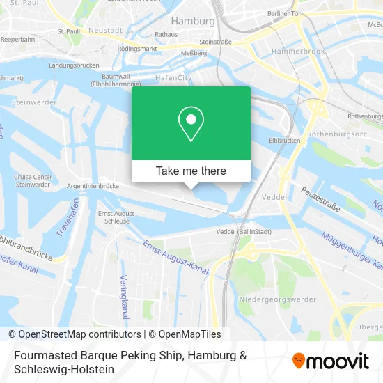 Карта Fourmasted Barque Peking Ship