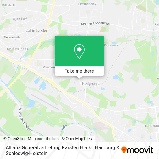 Карта Allianz Generalvertretung Karsten Heckt
