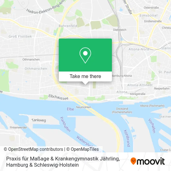 Praxis für Maßage & Krankengymnastik Jährling map