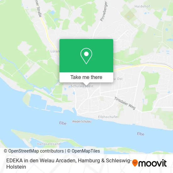 Карта EDEKA in den Welau Arcaden