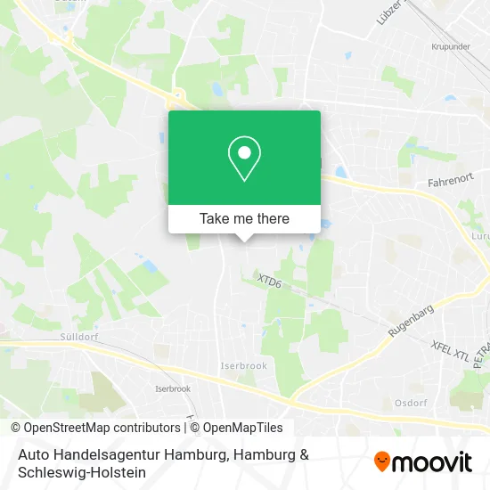 Карта Auto Handelsagentur Hamburg