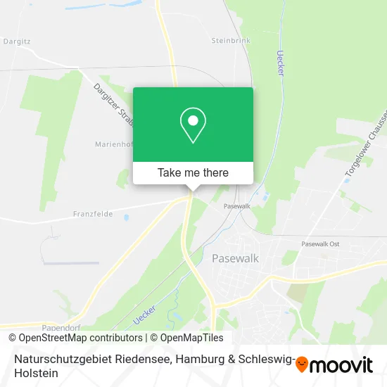 Карта Naturschutzgebiet Riedensee