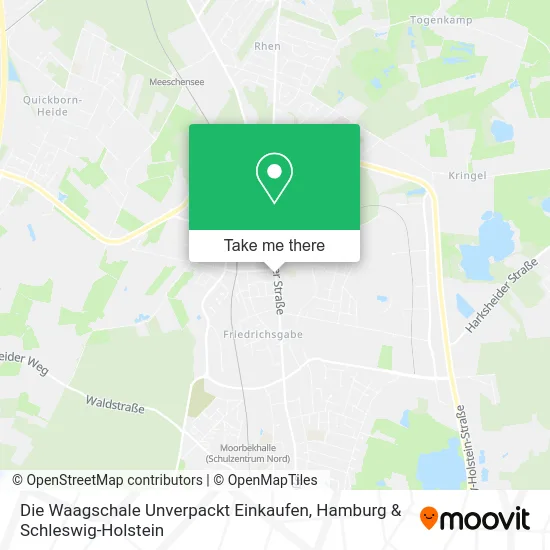 Карта Die Waagschale Unverpackt Einkaufen