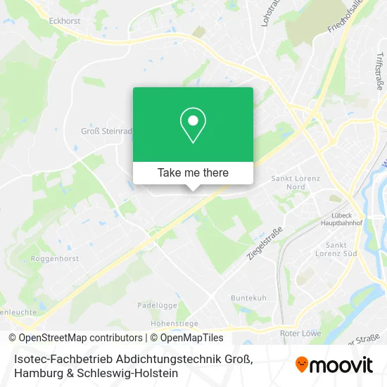 Карта Isotec-Fachbetrieb Abdichtungstechnik Groß