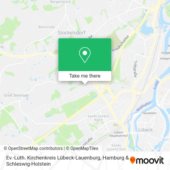 Карта Ev.-Luth. Kirchenkreis Lübeck-Lauenburg