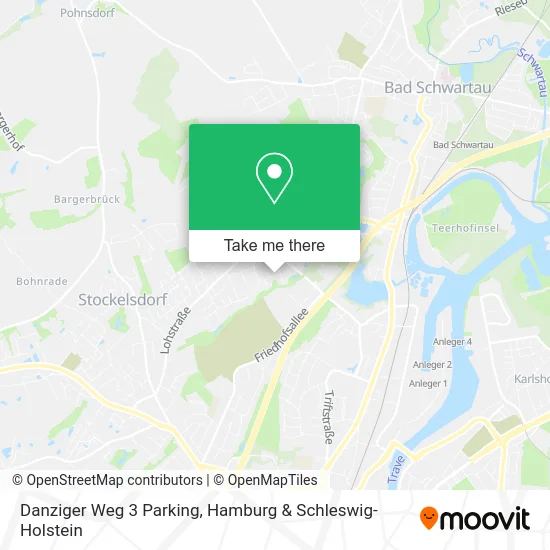 Карта Danziger Weg 3 Parking