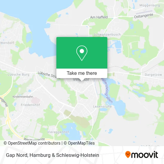 Карта Gap Nord
