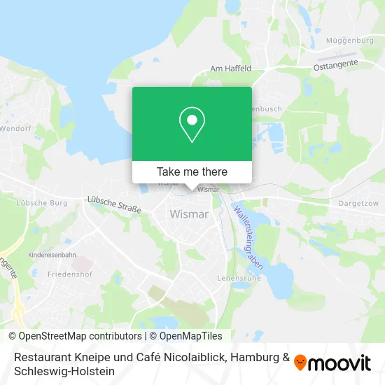 Карта Restaurant Kneipe und Café Nicolaiblick