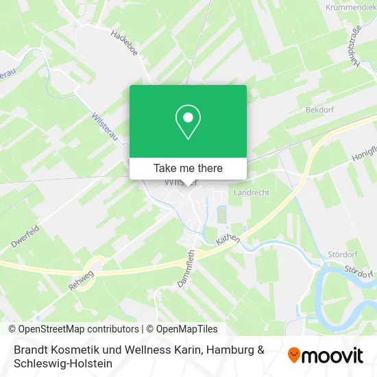Карта Brandt Kosmetik und Wellness Karin