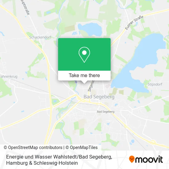 Карта Energie und Wasser Wahlstedt / Bad Segeberg