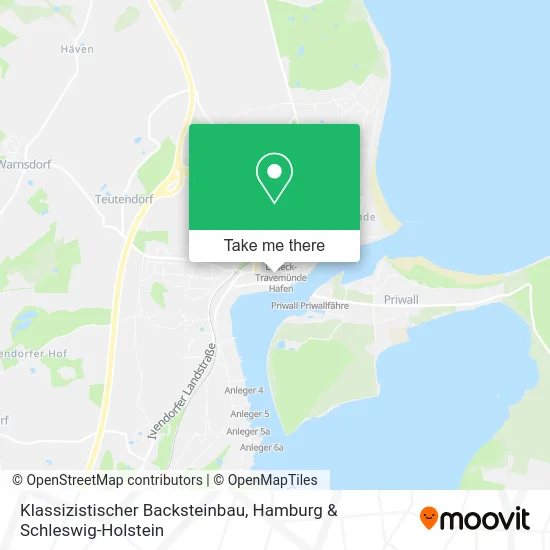 Карта Klassizistischer Backsteinbau