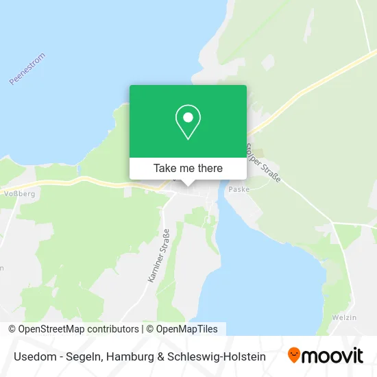 Карта Usedom - Segeln