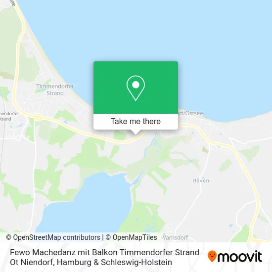 Карта Fewo Machedanz mit Balkon Timmendorfer Strand Ot Niendorf