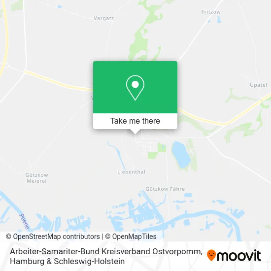 Arbeiter-Samariter-Bund Kreisverband Ostvorpomm map