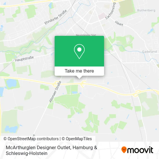 Карта McArthurglen Designer Outlet