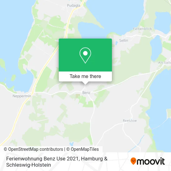 Карта Ferienwohnung Benz Use 2021