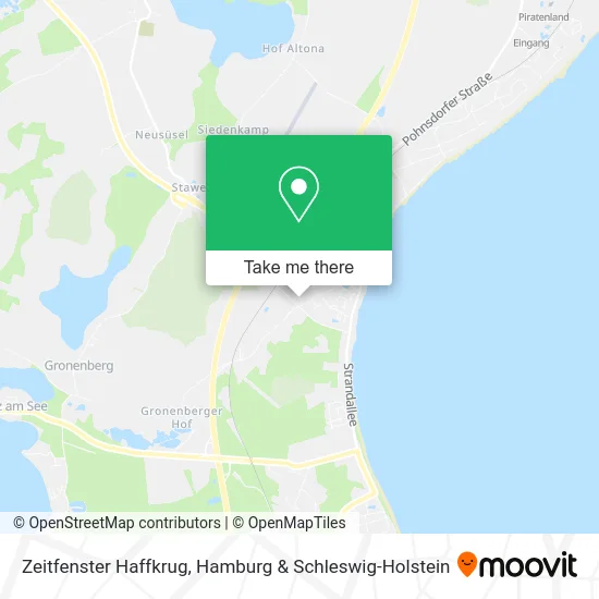 Карта Zeitfenster Haffkrug