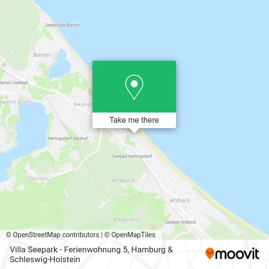 Карта Villa Seepark - Ferienwohnung 5