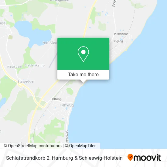 Карта Schlafstrandkorb 2