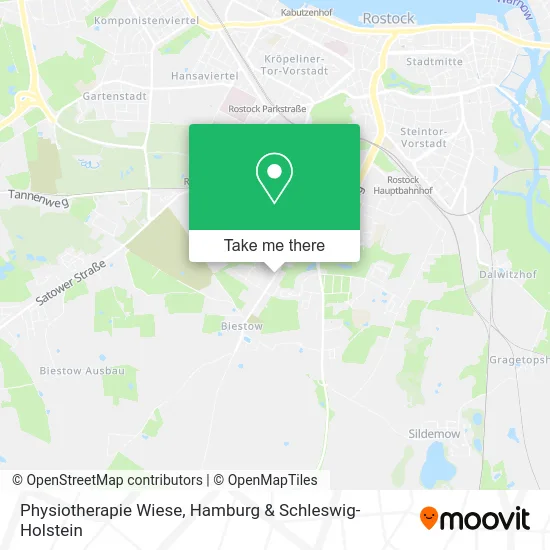 Карта Physiotherapie Wiese