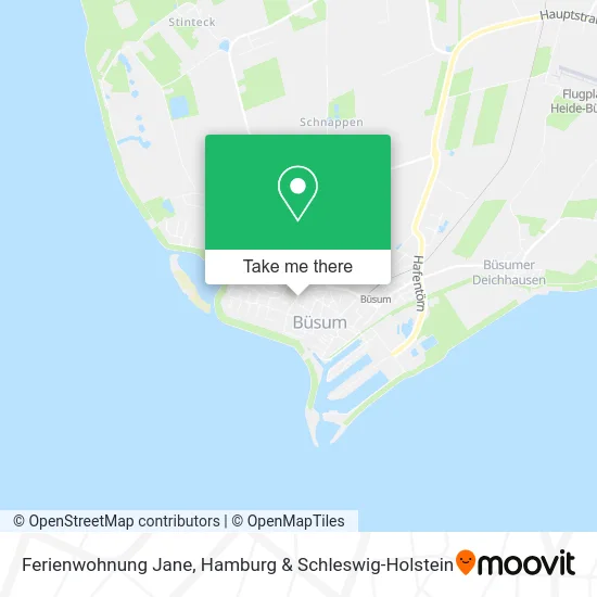 Ferienwohnung Jane map