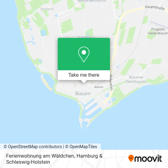 Карта Ferienwohnung am Wäldchen