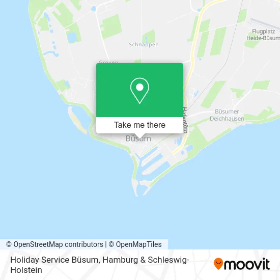 Карта Holiday Service Büsum