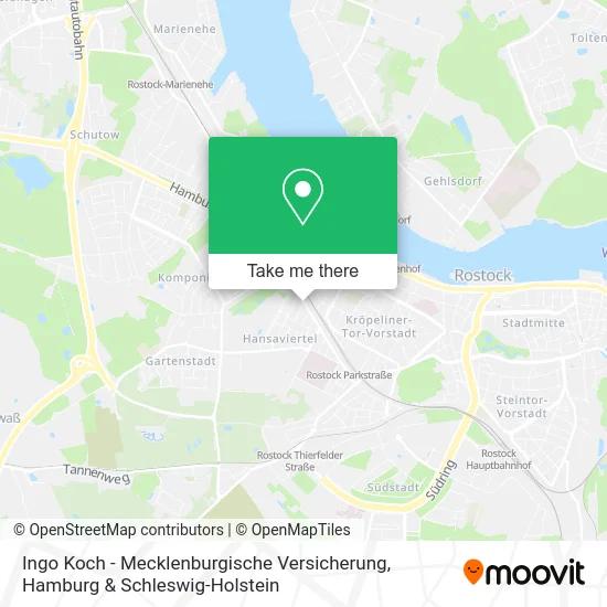 Карта Ingo Koch - Mecklenburgische Versicherung