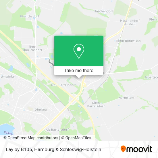 Lay by B105 map