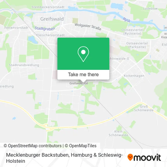 Карта Mecklenburger Backstuben