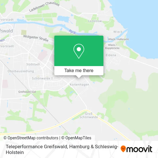 Карта Teleperformance Greifswald