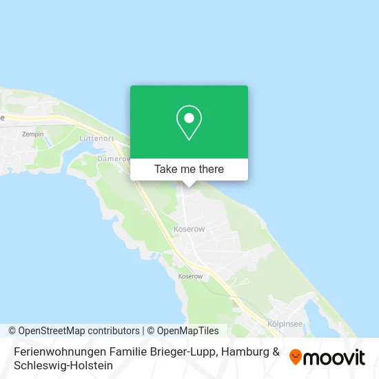 Карта Ferienwohnungen Familie Brieger-Lupp