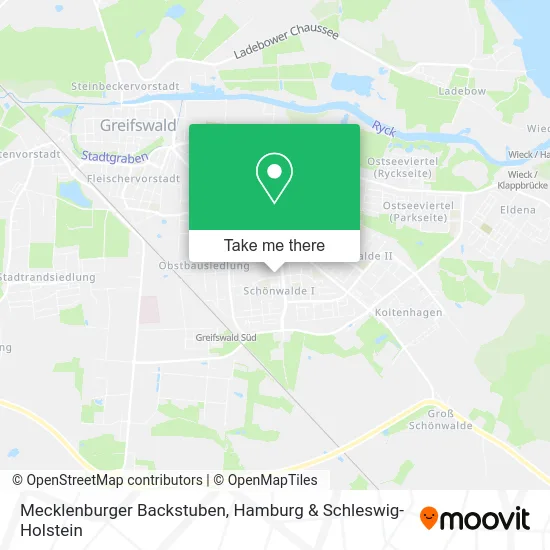 Карта Mecklenburger Backstuben