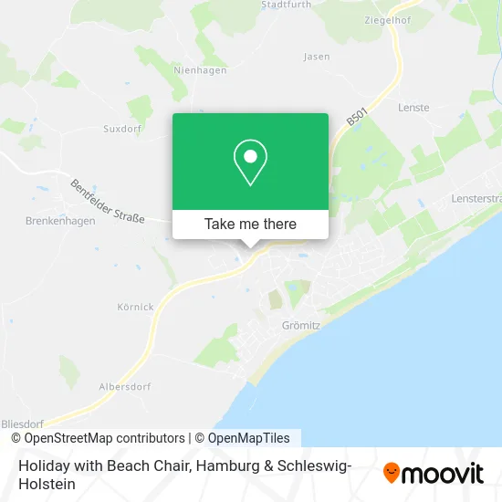 Карта Holiday with Beach Chair