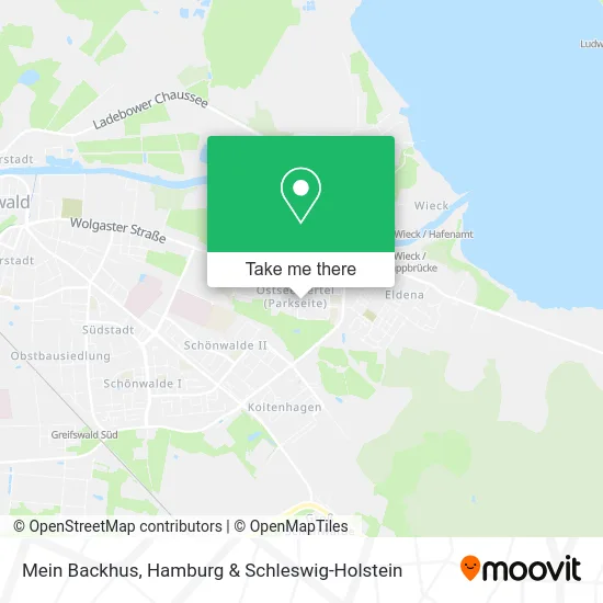 Карта Mein Backhus