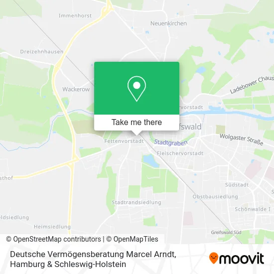 Карта Deutsche Vermögensberatung Marcel Arndt