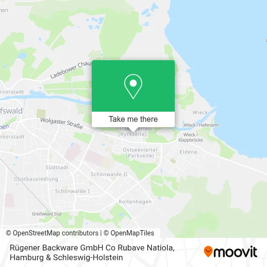 Rügener Backware GmbH Co Rubave Natiola map