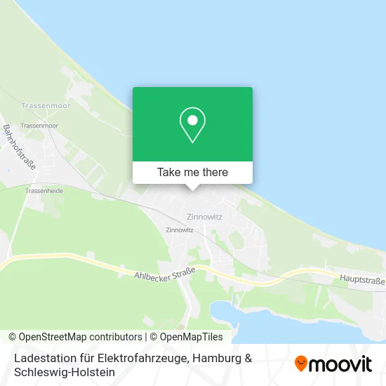 Карта Ladestation für Elektrofahrzeuge